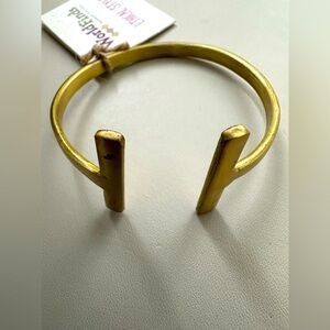 NEW World Finds Artisan Handmade Fair Trade Ethical Style Cuff Bracelet Brass